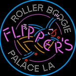 Flippers Roller Boggie Palace Logo